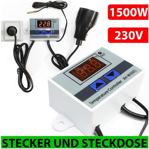Digital led temperaturregler - digital,