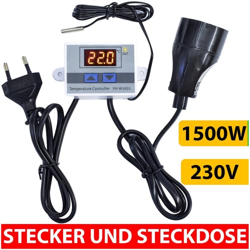 Digital led temperaturregler - digital,