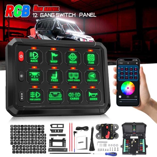 Gang rgb switch - 12, led