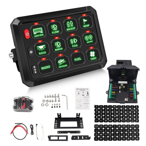 Gang rgb switch panel led - rgb,