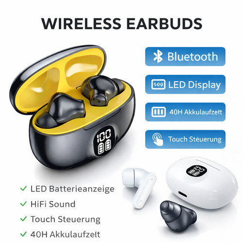 Kopfhörer bluetooth touch - bluetooth, 5.1
