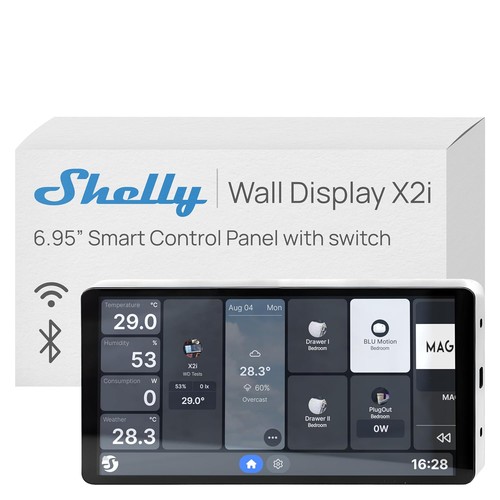 Shelly smart wall display x2i - shelly,