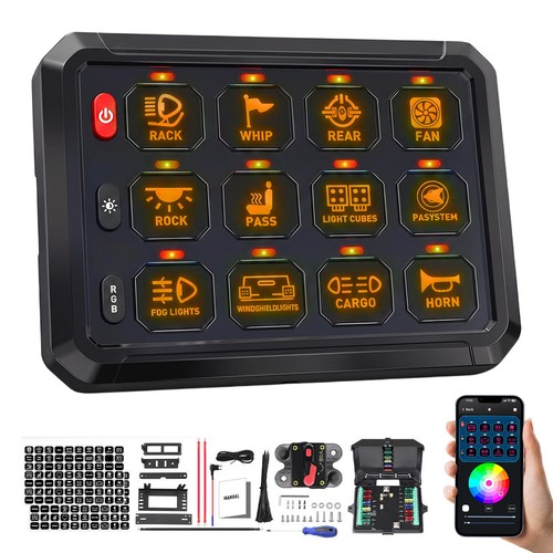 12gang led 12v 24v - led, schaltpanel