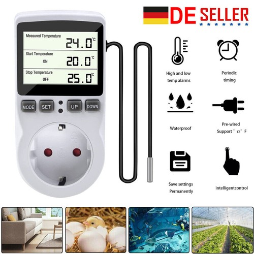 Digital led temperaturregler - digital,